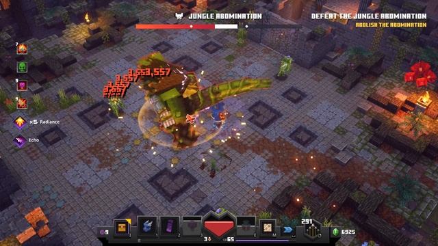 Defeat The Jungle Abomination Minecraft Dungeons