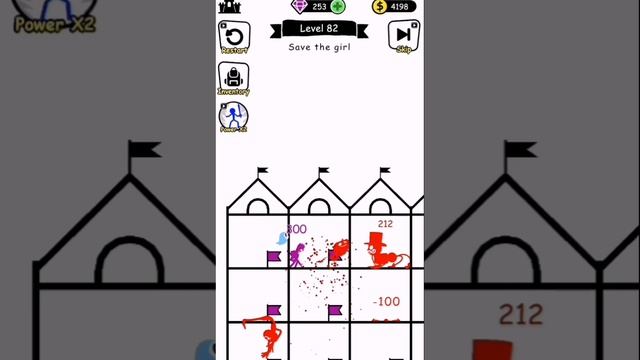 стик стикмен 82лвл #лайк #подпишись #stickman #shorts