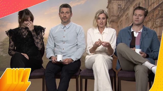 Buzz - Allen Leech Tuppence Middleton Laura Carmichael  Rob James-Collier Downton Abbey Intervie