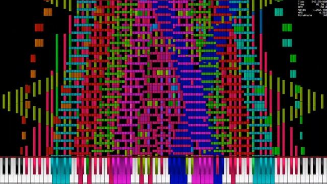 Black MIDI - Bad Apple!! Feat. Nomico 33.02 Million