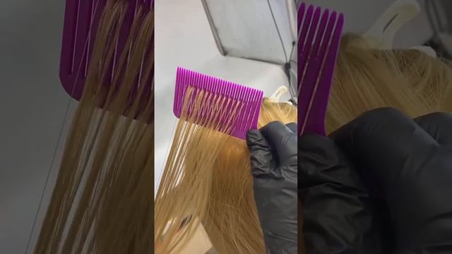 Расческа для разделения прядей широкая для мелирования, шатуш, балаяж