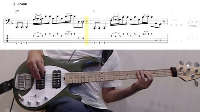 Compliance By Muse - Bass Cover (tablature & Notation Included)