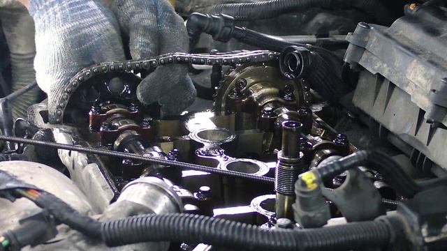 Пежо 408 EP6 турбо замена цепи ГРМ и клапанной крышки