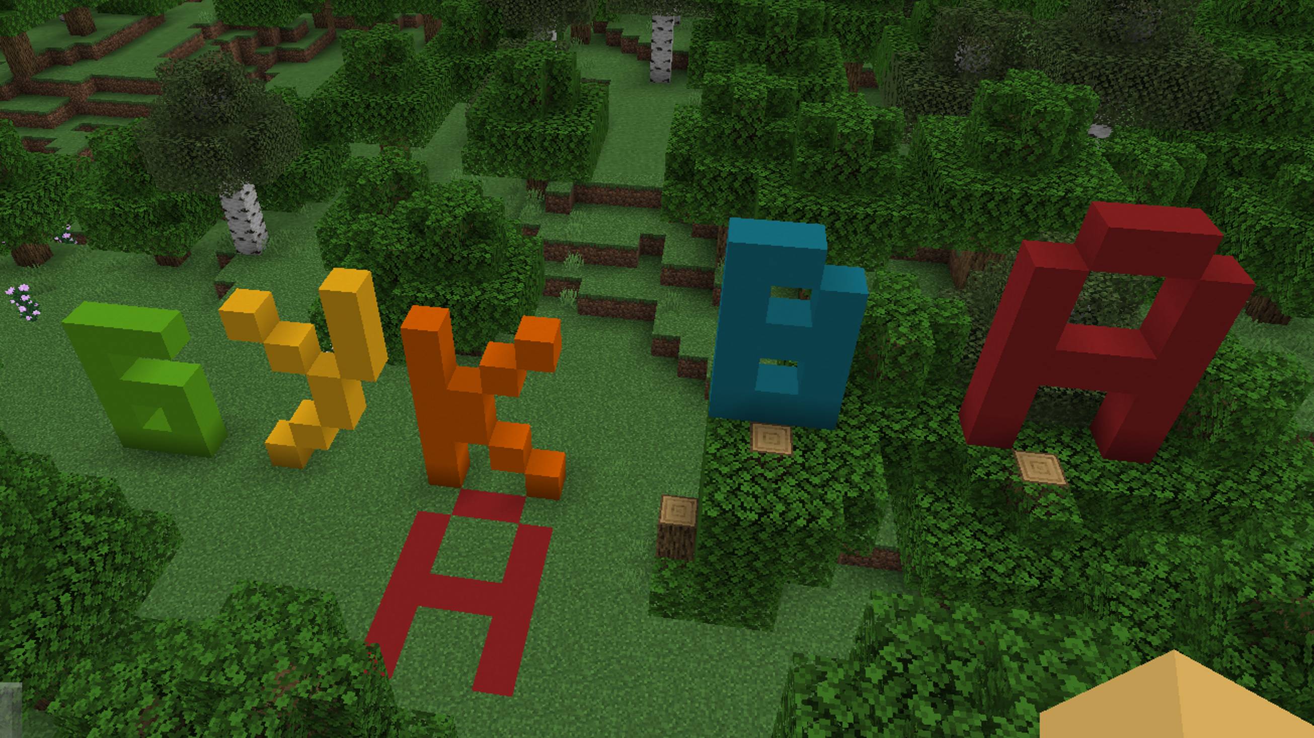 Майнкрафт, но в каждом слове должна быть буква А