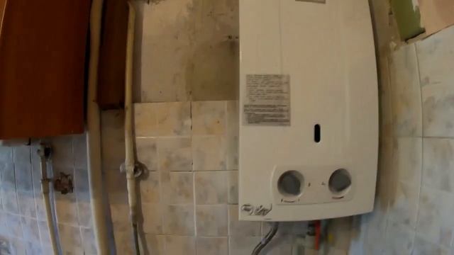 Замена газовой колонки Bosch W 10 KB #ТеплотехникаКрыма