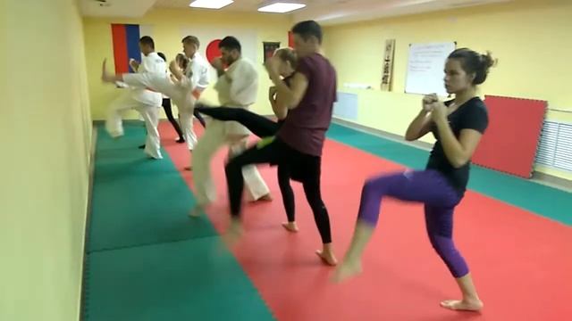 Тренировка двух видов (япнский нокдаун/кикбоксинг)-14