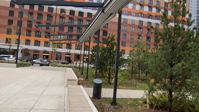 ПИК. Люблинский парк. Детская площадка. Застройка на 19 октября 2021 г .