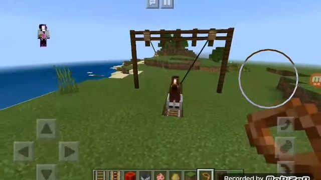 Алмазный динамит как зделать качели в майнкрафте