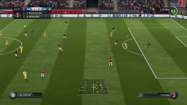 Прохождение FIFA 18 карьера Игрока:Игра за Геральта из Ривии - Часть 11: Матч против команды Удинез