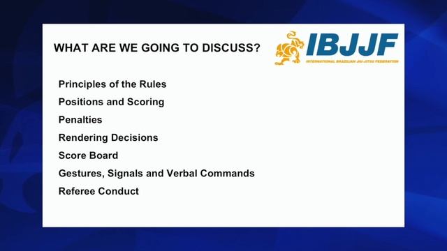 IBJJF Tutorials: Principles Of The Rules
