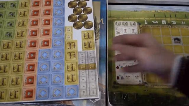 Распаковка настольной игры Forum Trajanum