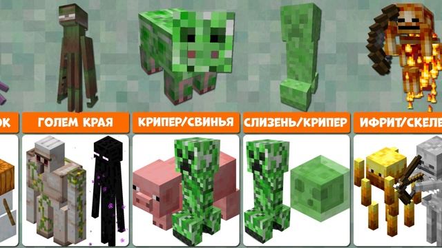 Мутанты в МАЙНКРАФТ