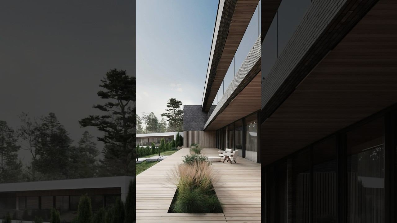 30-метровый вид на лес в одной из резиденций экополиса ЭССЕНС. Как вам такое решение?