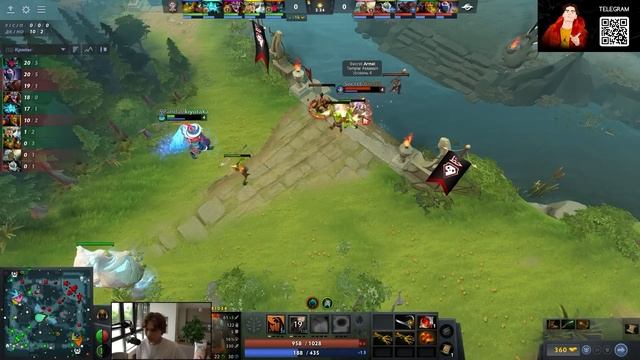 Как они тут оказались? Nix смотрит 9 Pandas Vs Team Secret