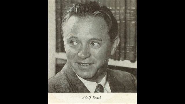 Mozart Violin Concerto No. 5 (Adolf Busch, 1945)