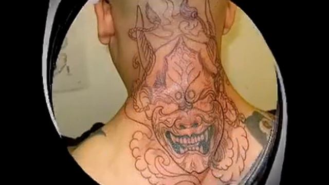 ТАТУИРОВКА НА ШЕЕ ДЛЯ МУЖЧИН   фото и видео