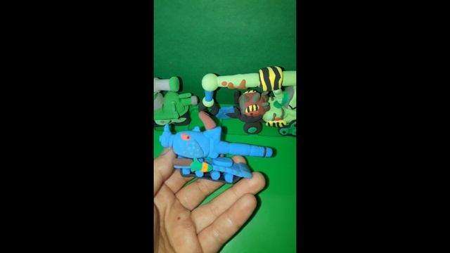 танк Геракл геранд из воздушного пластилина