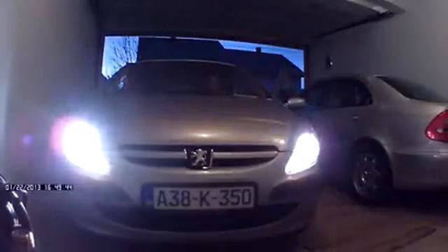 Peugeot 307 Mega White E4 Xenon Headlights