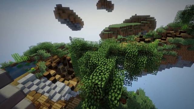 Minecraft Timelapse - Floating Island Base! (WORLD DOWNLOAD)