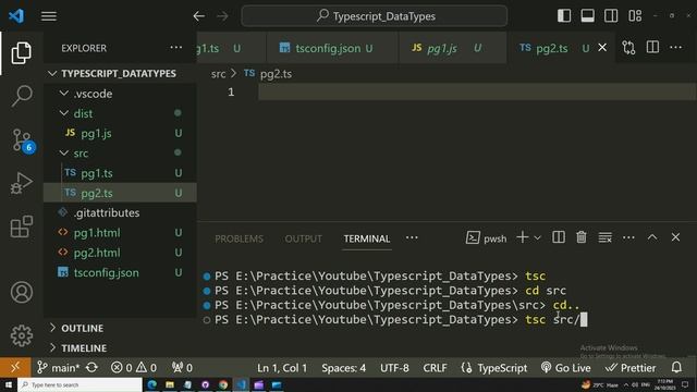 Typescript Compilation And Configuration Setup