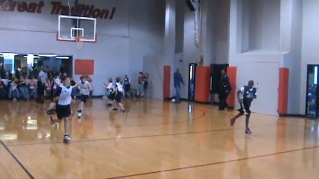 Christian Peters Pump Fakes And Hits A Comeback 3 Pointer From The Corner. Nothing But Net!!!!