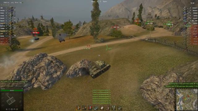 WOT ещё один бой на КВ с шайтан трубой, троллинг ИС-4.