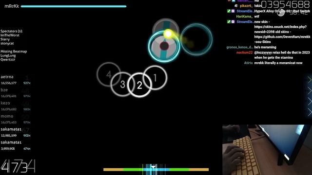 [Live] Sakamata1 | VINXIS - Sidetracked Day [A R M I N's Extra] +HDDT 95.01% {778pp FC} - Osu!