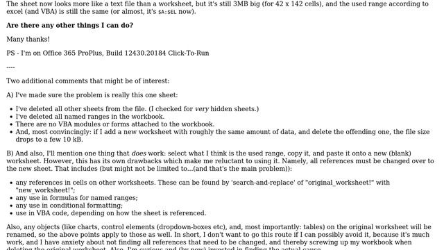 Excel Used Range Has Entire Columns