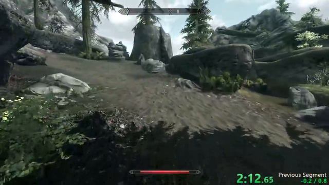Skyrim Marriage Speedrun In 3:59.5 (4:49 RTA)