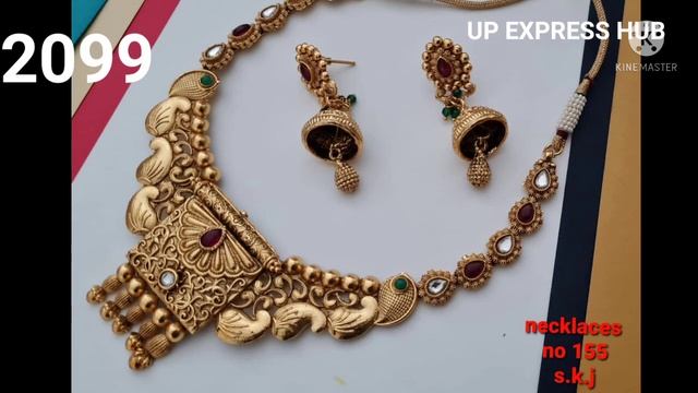 Necklace Set With Price,for Place Order WhatsApp On 7668708802