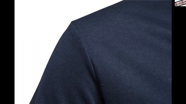 #Рубашка-#поло #AIOPESON #мужская #с #V-#образным #вырезом, #однотонная #Классическая #блуза