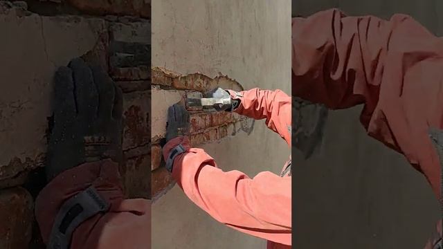 Выдавливание кирпича морозобойными процессами