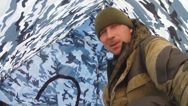 Зимняя рыбалка с помощью подводной камеры.Поиск рыбы.