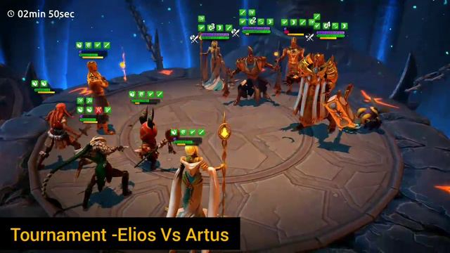 Age of Magic - Elios with Denaya defeats Artus - Three stars  Эпоха магии  AoM 