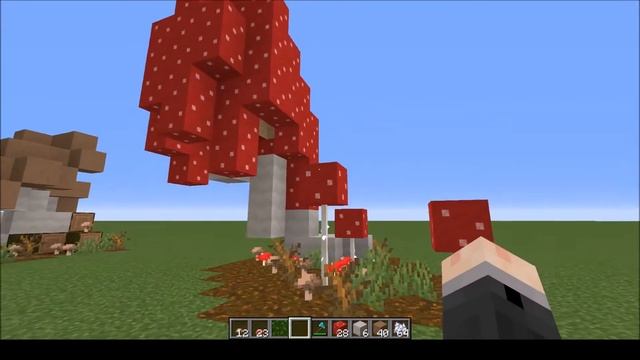 How To Obtain & Build Custom Mushrooms - Mushroom Blocks The MOST Under Rated Block - Minecraft 1.1