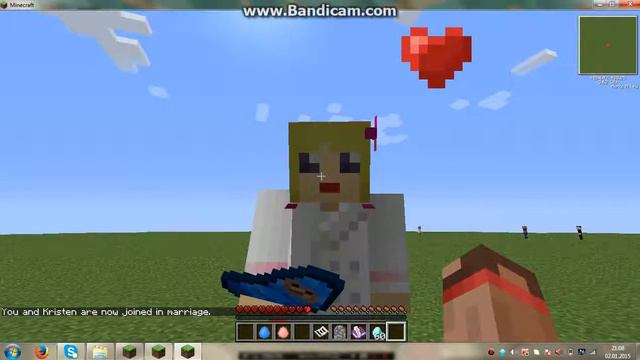 Сылка под видео Майнкрафт с модом на жену