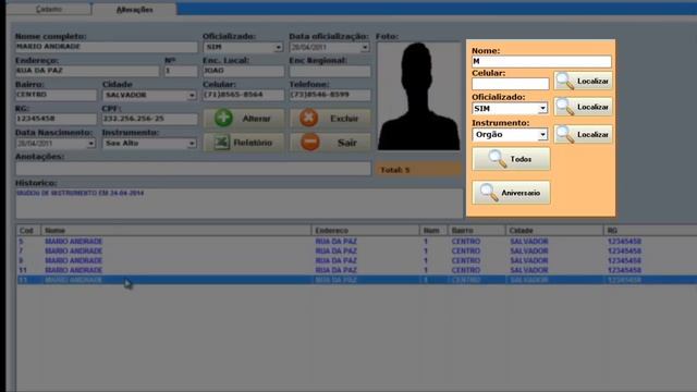 Excel VBA Controle DatePicker - Cadastro De Músicos CCB - Dica 3