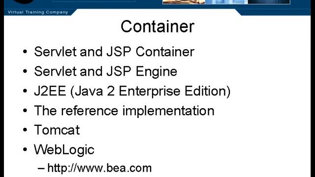 Lesson2 The Container | Java Servlet JSP Tutorial
