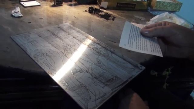 Школа офорта Людмилы Юга_Техника печати офорта