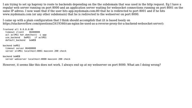 DevOps & SysAdmins: Haproxy Domain Routing