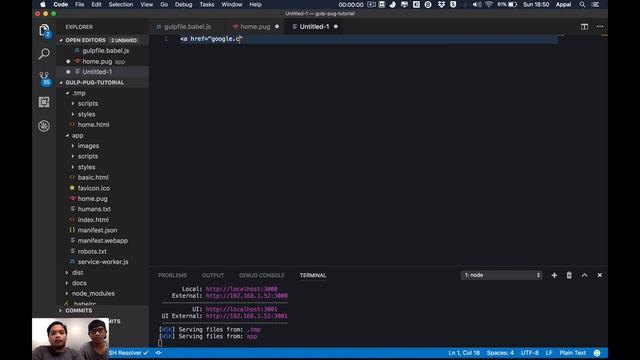 How To Setup And Using PUGJS With Gulp