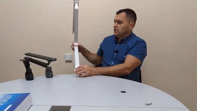 УМНАЯ НАСТОЛЬНАЯ ЛАМПА INTELITE IDL 12W (ДИММИНГ, ТЕМПЕРАТУРА) СЕРАЯ