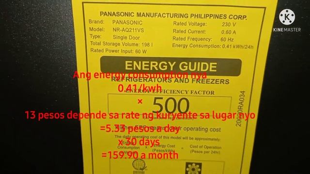 UNBOXING AND REVIEW PANASONIC ECONAVI INVERTER REFRIGERATOR // MODEL NR-AQ211VS // MATIPID NGA BA?