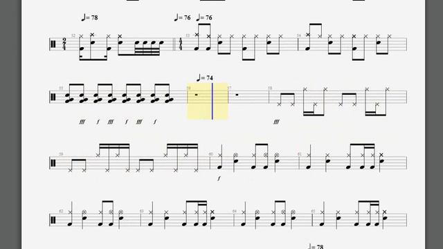 Metallica   No Leaf Clover S&M Drum Tablature