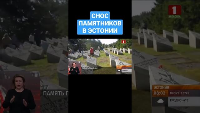 В Эстонии планируется снести 244 советских памятника. #прибалтика #эстония #сноспамятников #shorts