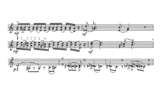 [Vytautas Barkauskas] Partita For Violin Solo Op.12 (Score-Video)