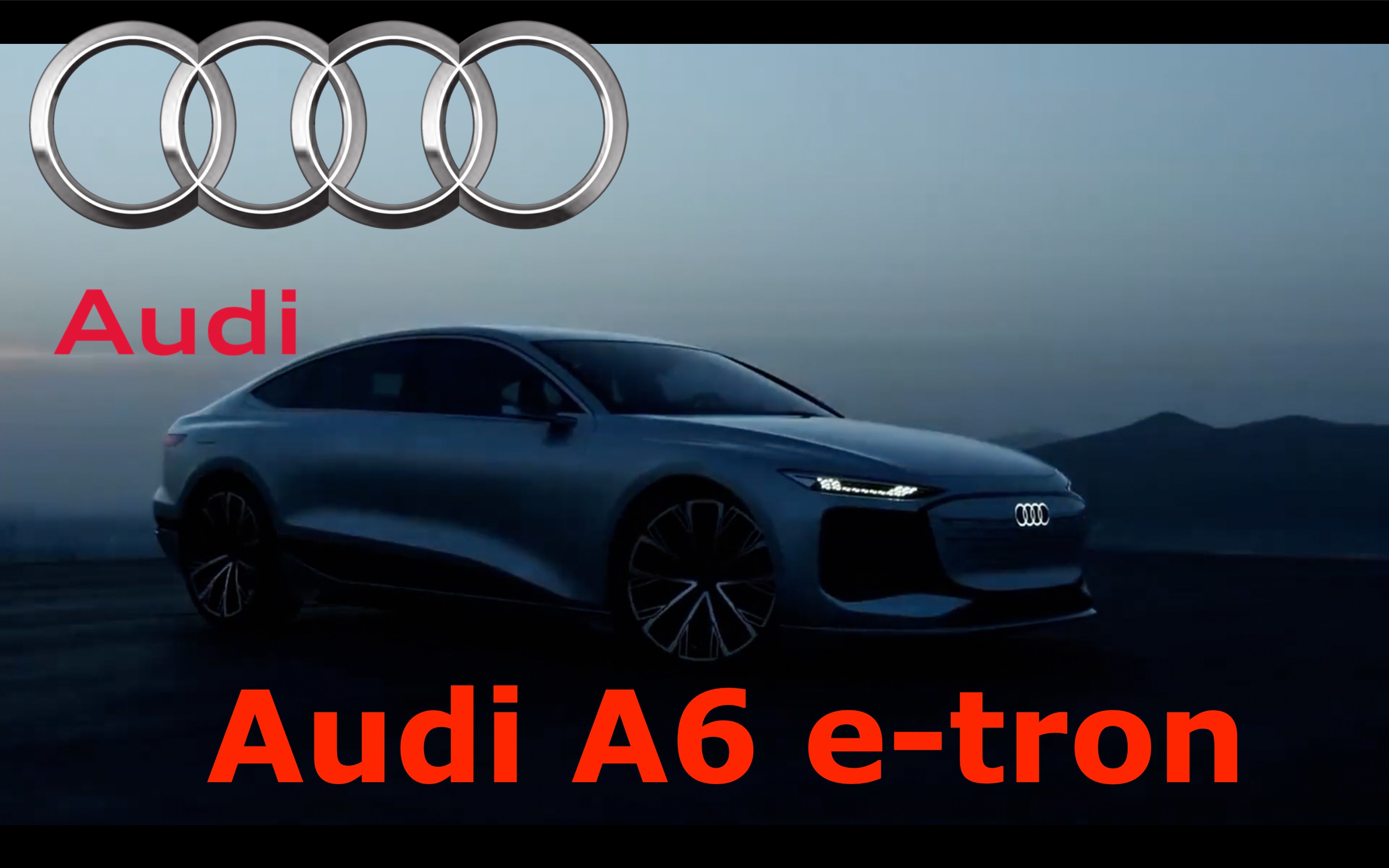 The Audi A6 E-tron