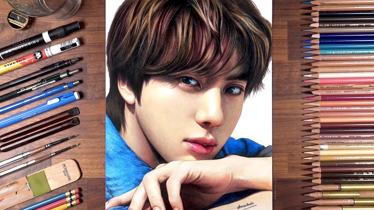 Drawing BTS Jin   Drawholic