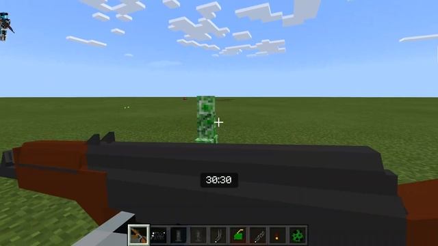 (MCPE) NEW MOD 3D GUNS MINECRAFT PE 1.16 UPDATE ОБЗОР МОДОВ