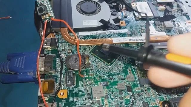 Aplicação De  Mini DC-DC Step-Down Em Placa De Notebook